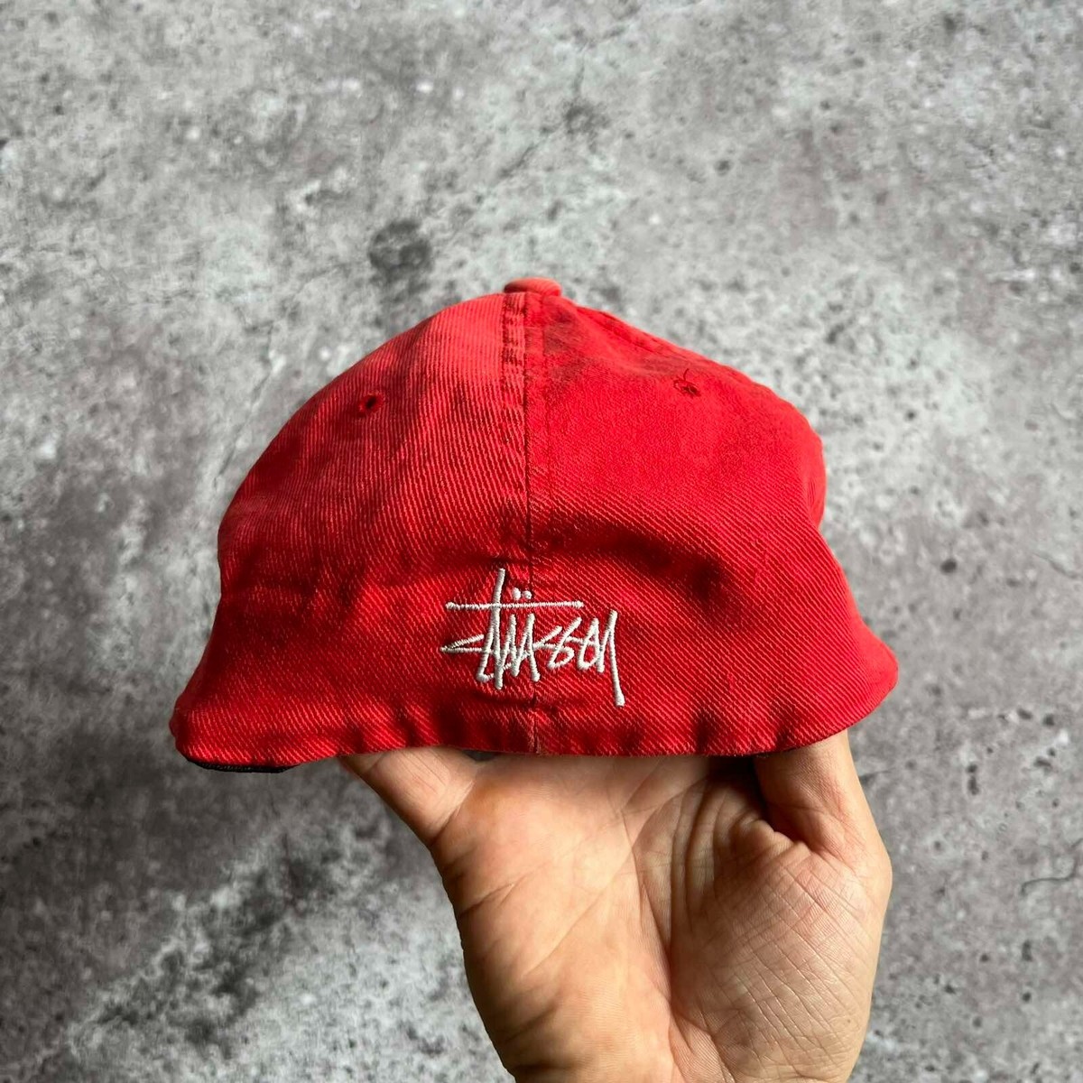 帽子 STUSSY NYLON HAT 90s USA OLD MODEL Vintage Stüssy Basic Cap 90s Sz L-XL | eBay