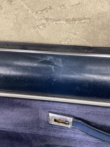 1977-90 Caprice Classic PS Front Door Panel Brougham Ls Impala Blue W/ Strap - Picture 3 of 11