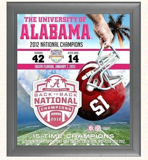 Alabama crimson tide memorabilia cheap