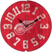 Imperial International Detroit Redwings Vintage Round Clock on sale Imperial International Detroit Redwings Vintage Round Clock on sale