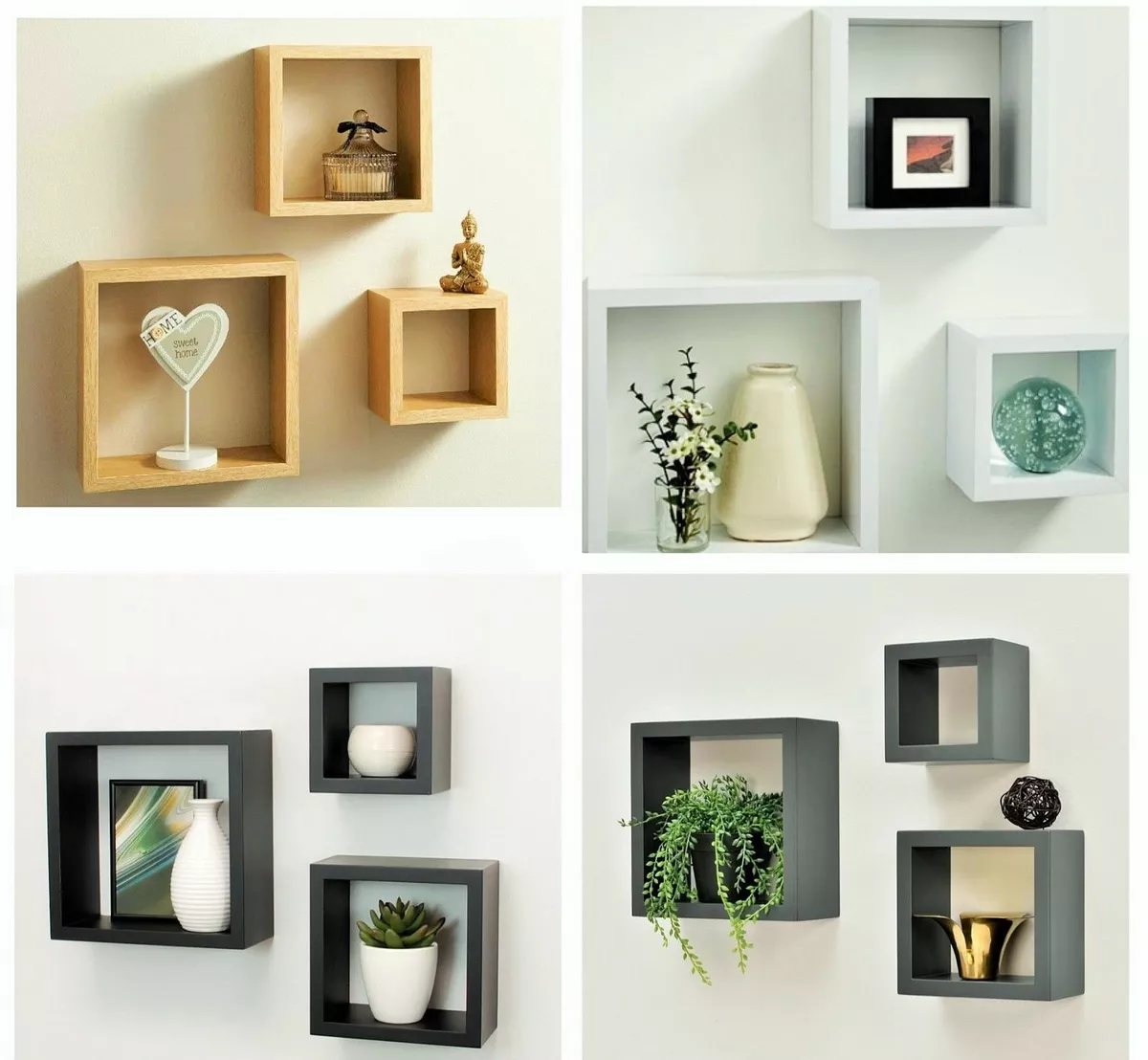 Box shelves for wall deals
