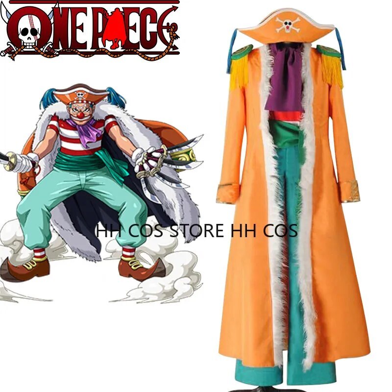 Buggy the Star Clown Before Timeskip Outfit Cosplay Costume Anime  Clothes