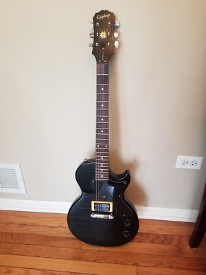 Epiphone By Gibson Les Paul Electric Guitar Black W/case.#SJ02120683