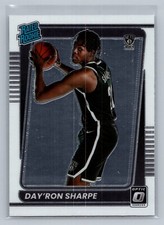 2021 Donruss Optic #165 Day'Ron Sharpe Rated Rookie Brooklyn Nets