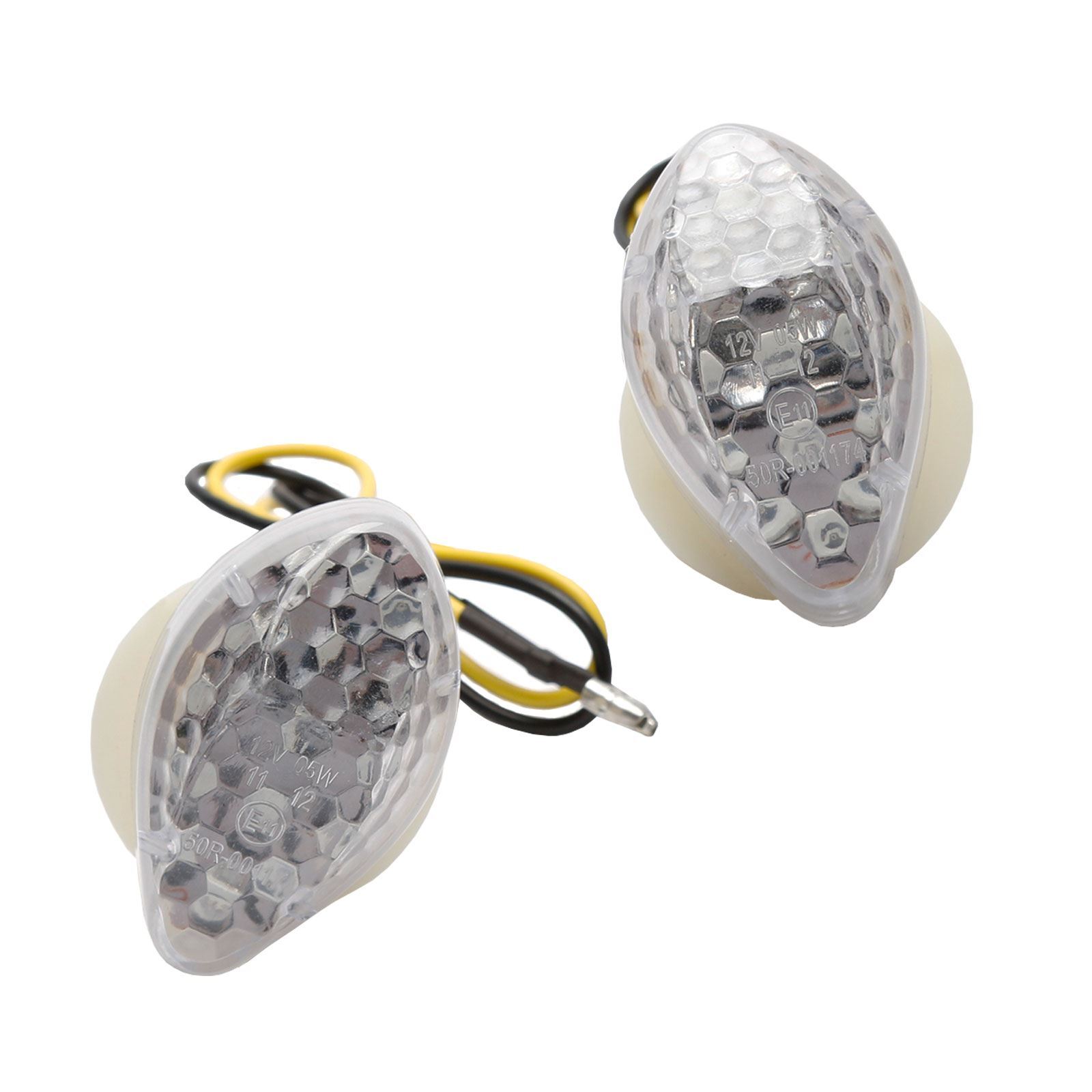 LED Clear Front Indicators Pair for Honda CBR 600 RR 07-08
