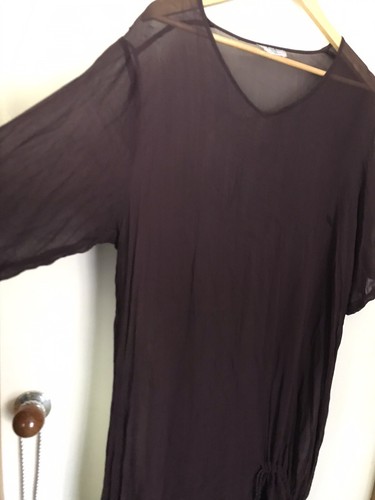 🪬Gorgeous Vintage ENCHANTRESS Brown Bohemian /Gypsy Dress Free Size - Picture 4 of 6