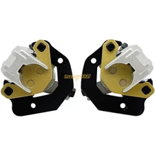 Front Left & Right Brake Calipers for Kawasaki Bayou 300 2x4 KLF300-B 1988-2004