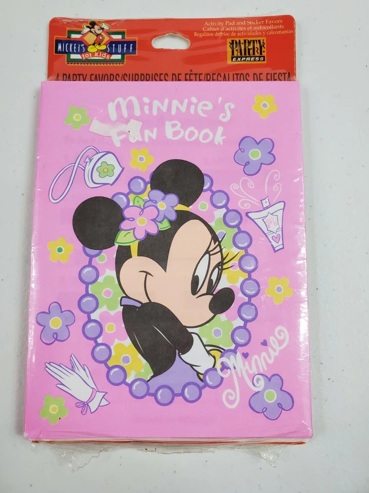Hallmark Disney Minnie Mouse Activity Pad Book with Stickers Party Favor New - Image 4 of 4