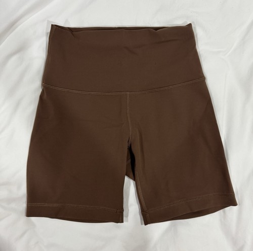 Lululemon Women's Wunder Train High-Rise Stretch Short 8" Java Size 4 - Picture 2 of 4