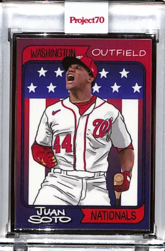 2021 TOPPS PROJECT 70 #520 JUAN SOTO BY SOPHIA CHANG P70 SILVER FRAME 50/51
