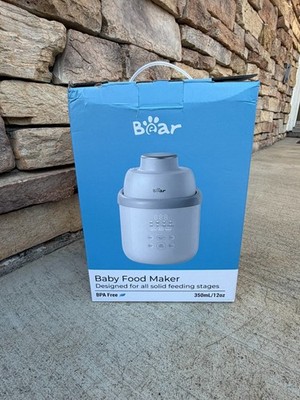 New Bear NutriEase AllStage Stainless Steel Baby Food Maker Steamer and Blender
