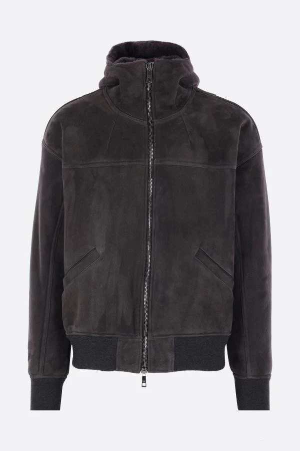 Giorgio Brato Coats, Jackets & Vests Leather Outer Shell for Men