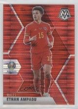 2021 Panini Mosaic UEFA Euro 2020 Red Pulsar Prizm Ethan Ampadu #197 0o3x