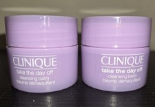 Clinique Take The Day Off Cleansing Balm 30ml  2x15ml Travel Size Brand New x2!
