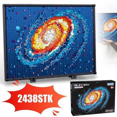 Micro Mini Art Milchstraße Modell Bauset Wanddekoration Tischdisplay Basteln