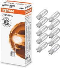 OSRAM 501 W5W 12V 5W Bulbs x10 ? Side Light Parking Number Plate