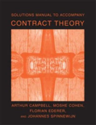 #ad #ad Solutions Manual to Accompany Contract Theory Perfect $18.04