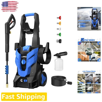 #ad Powerful Pressure Washer 2.5 GPM 4 Nozzles Foam Cannon $209.99