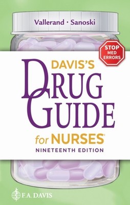 Daviss Drug Guide for Nurses by April Hazard Vallerand PAPERBACK 9781719650038