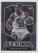 2019-20 Panini Mosaic Old School Scottie Pippen #11 HOF zk7