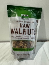 Now Foods Raw Walnuts Unsalted 12 oz 340 g Kosher, Non-GMO Exp 10/2026