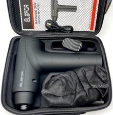 ELEFOR 20 Vibration Speeds Brushless Motor  Massage Gun For Muscle - Black