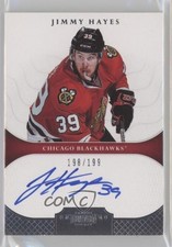 2011-12 Panini Dominion Auto Rookies 198/199 Jimmy Hayes #110 Auto 0o5t