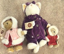 Boyds The Head Bean Collection Bear Plush Lot w/ Tags Christmas