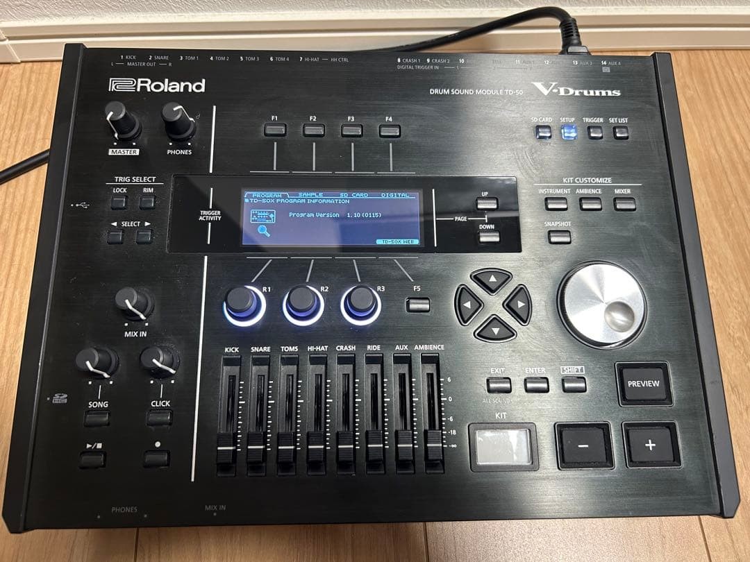 美品 Roland TD-50 音源 モジュール Roland TD-50 Drum Sound Module - Black for sale online | eBay