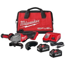Milwaukee Tool 2880-22 M18 Fuel 4-1/2 In. / 5 In. Braking Grinder With No-Lock