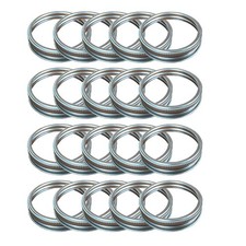 Stainless Steel RegularMouth Replacement Rings for Mason Canning Jar 24 Pack New
