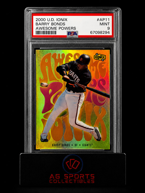 2000 UD IONIX AWESOME POWERS #AP11 BARRY BONDS PSA 9
