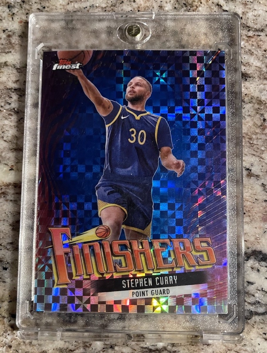 2023-24 Topps Finest - Finishers Stephen Curry #F-6 Blue