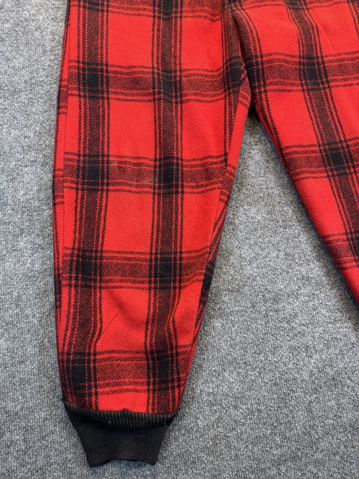 Vtg 1950s-60s Pine Crest Buffalo Plaid Wool Hunting Pants 36x28 - Image 3 of 4