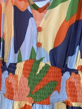 Women's Maxi dress, Multi Colored, Size Medium, Flowy Floral Print