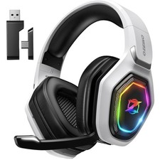 Wireless Gaming Headset 2.4GHz with Low Latency, 50mm Drivers  40hr Battery ...