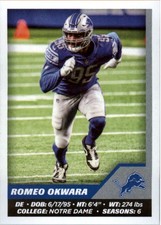 2021 Panini Stickers #385 Romeo Okwara - FB