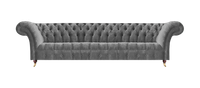 Designer Chesterfield Sitzcouch Wohnzimmer PolstermöBel Edle Stoffsofas