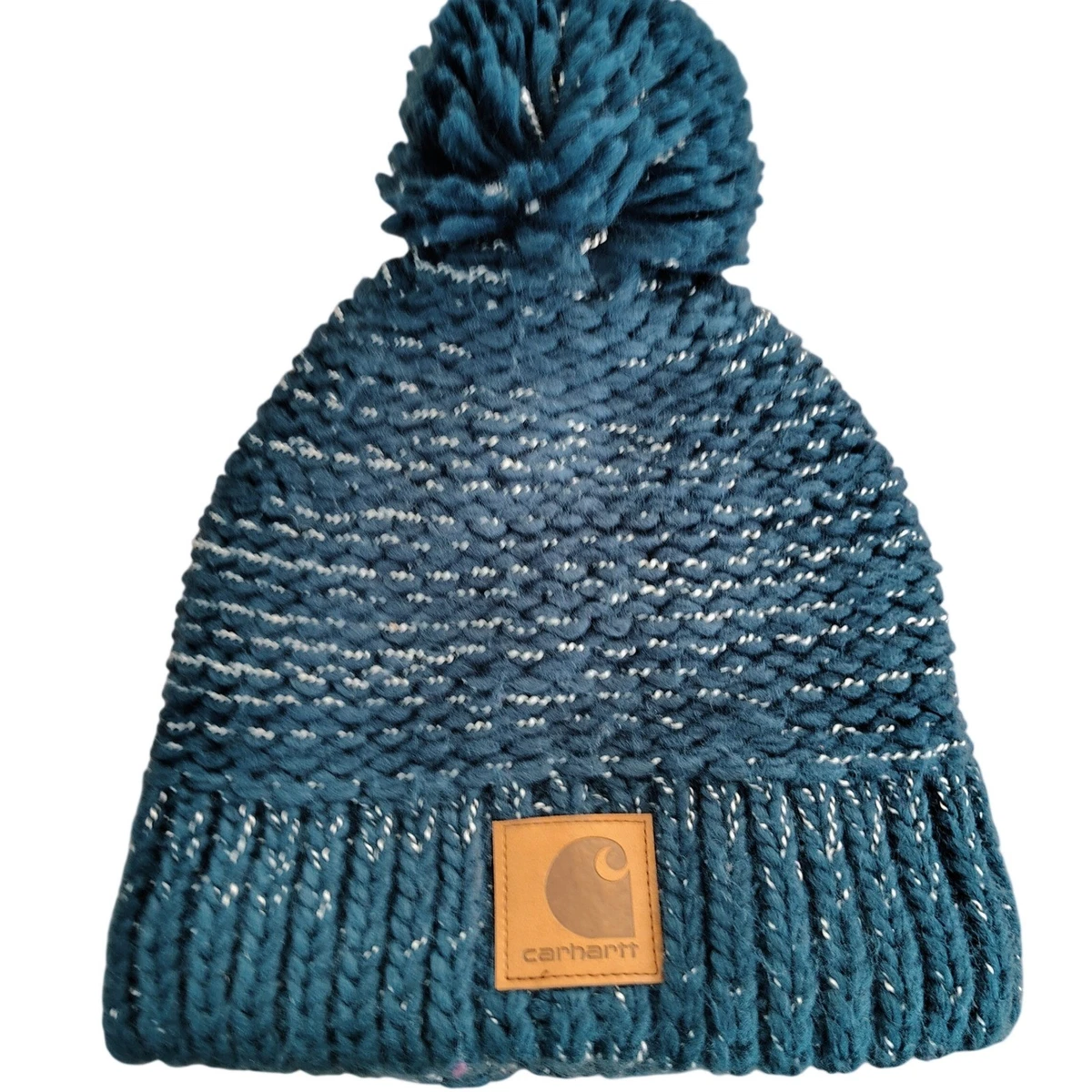 NWT Carhartt Black Speckled Winter Warm Unisex Beanie A18 Knit Cuffed Beanie | Carhartt main image 4