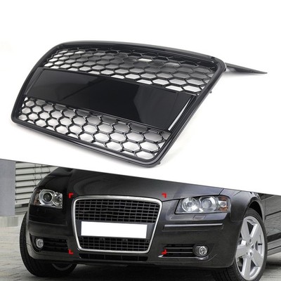 Black Front Bumper Radiator Grille Mesh Grill For Audi A3 8P 2004-2008 08