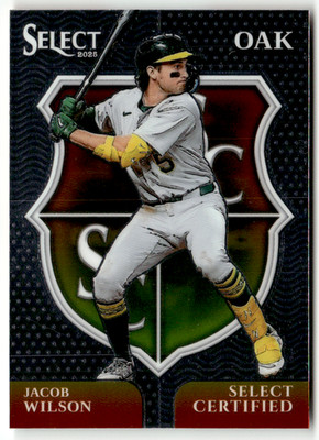 2025 Panini Select MLB No. 5 Jacob Wilson Select Certified