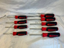 Snap On 9-teiliges TORX Instinct Soft Grip Schraubendreher-Set (T8-T45) rot