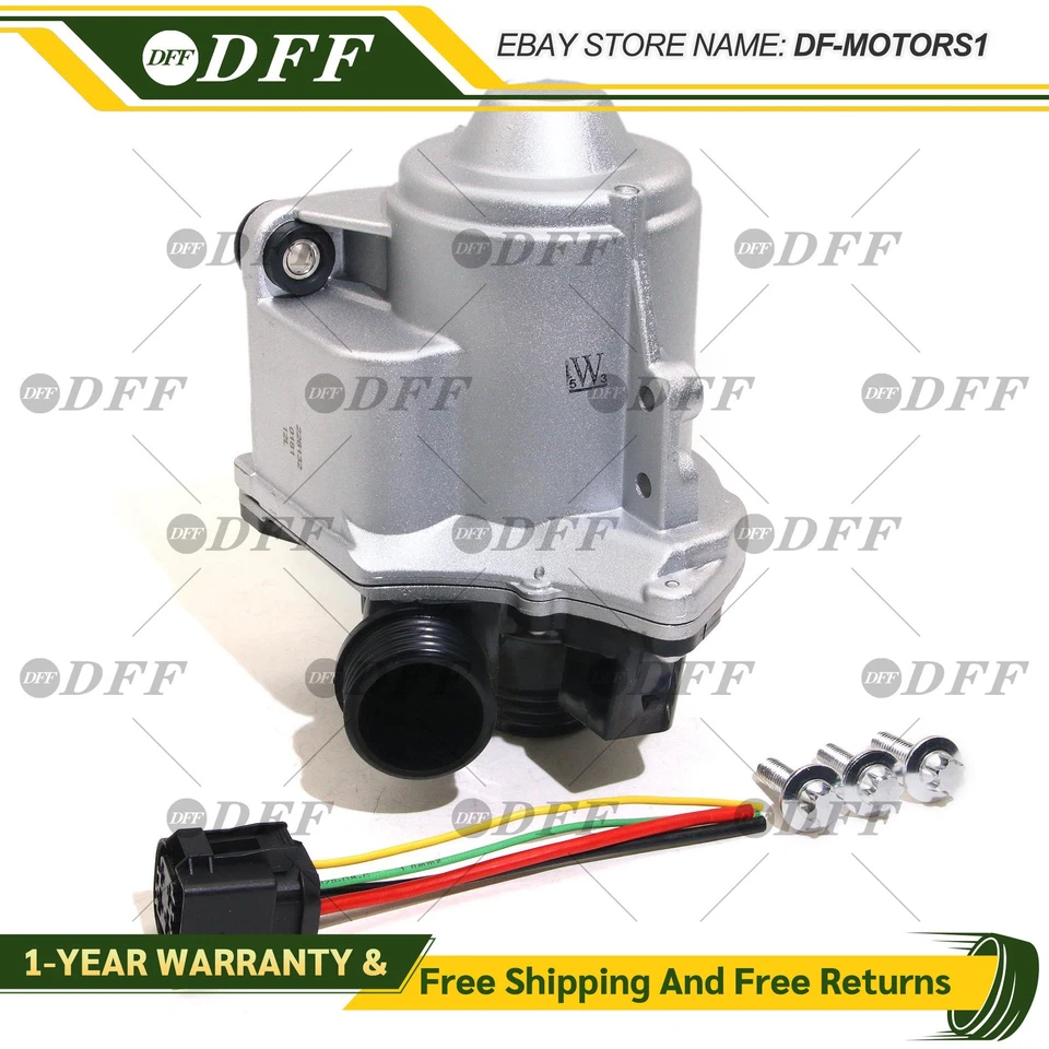 Electric Engine Water Pump + Thermostat for BMW N54 N55 3.0L 135i 335i X3 X5 - Image 2 of 4
