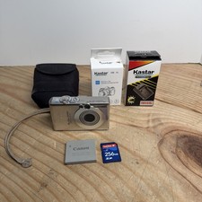 Canon Powershot SD300 Digital Elph Camera Bundle New Battery Sd Case