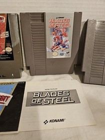 NES 5 Games Lot Simpson's, Roger Rabbit, Blades Of Steel, Arch Rivals, NARC