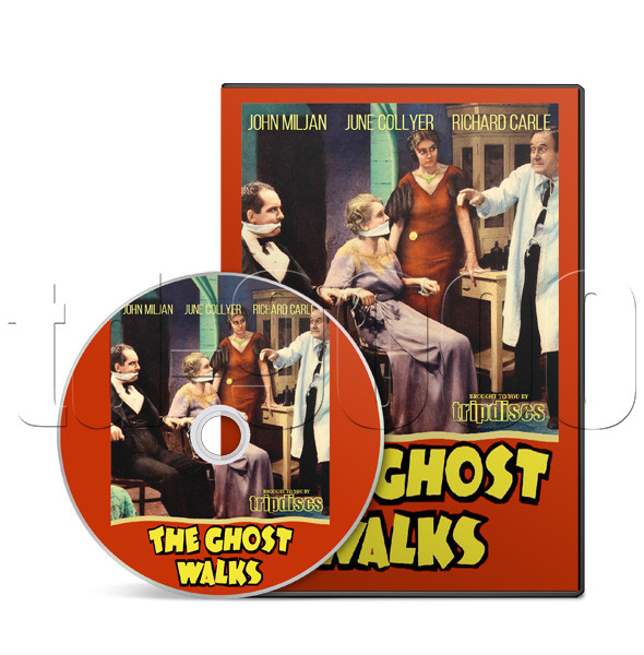 The Ghost Walks (1934) Mystery, Thriller Movie / Film on DVD
