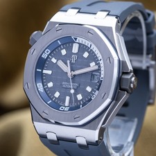 Audemars Piguet Royal Oak Offshore Diver Steel Gray Dial 42 Full Set AP 15720ST 4