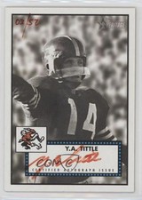 2006 Topps Heritage Real One Special Edition 3/52 YA Tittle #ROA-YA Auto HOF 5l2