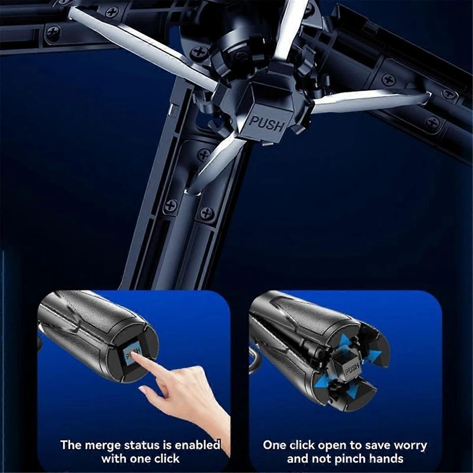 P15 Mini Grip QuadDripod Selfie Stick Holder [with Phone Clip Dual Purpose] - Image 4 of 4