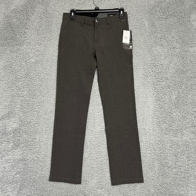 #ad Volcom Frickin Static Pants Youth 27 14 Charcoal Water Repellent Stretch NEW $16.24